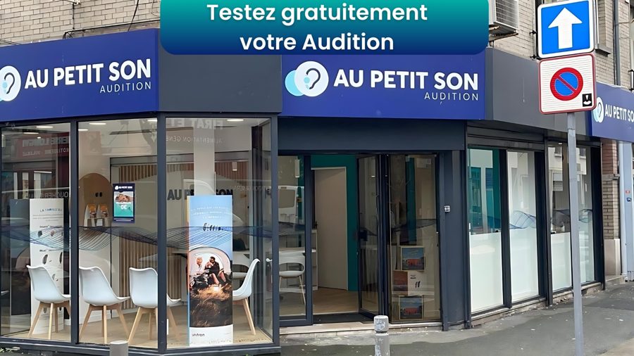 Vitrine du centre auditif à Arnouville
